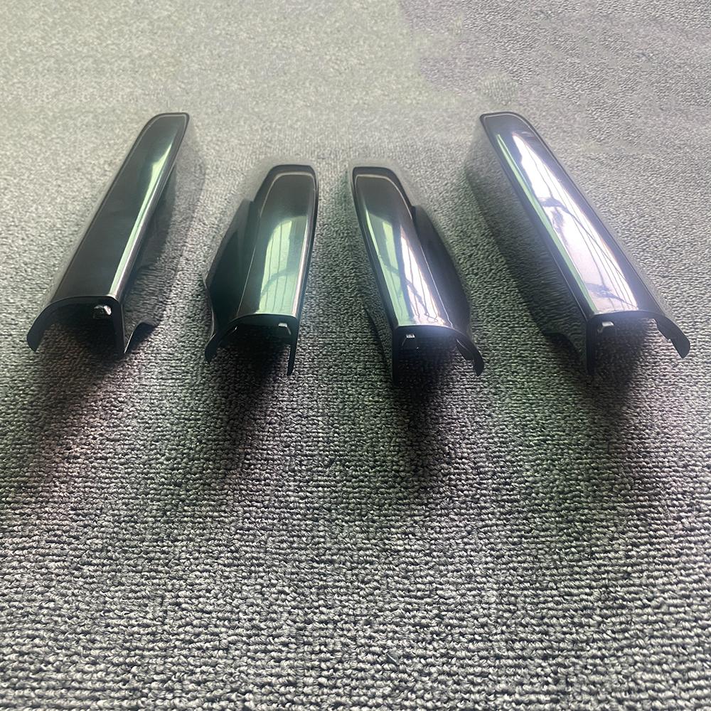 4Pcs Black Roof Rack Rail End Cover Replacement Shells For Lexus GX470 2003-2009