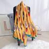 New Four Seasons Available New Silk Large Size Thin Outer Wear Neck Protection Scarf Sunscreen Warm Beach Towel For Women