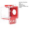 1/2/3Pcs Emergency Stop Button Cover Transparent Design Simple Installation Highly Visible Push Button Switch Cover Large Push Button Lockout