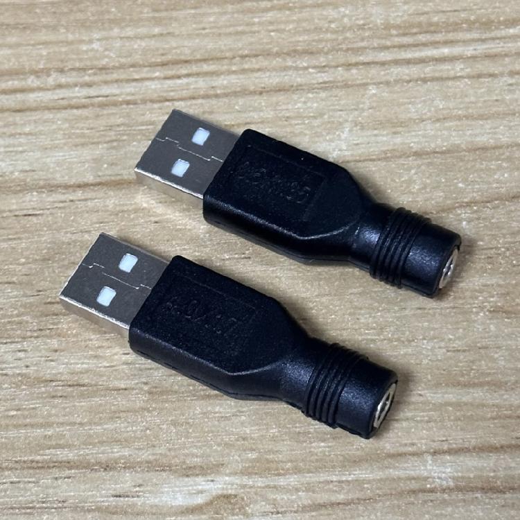 Компактный USB-адаптер-преобразователь для зарядки, с разъемом USB Male на DC Female, 4,8 см, аксессуары