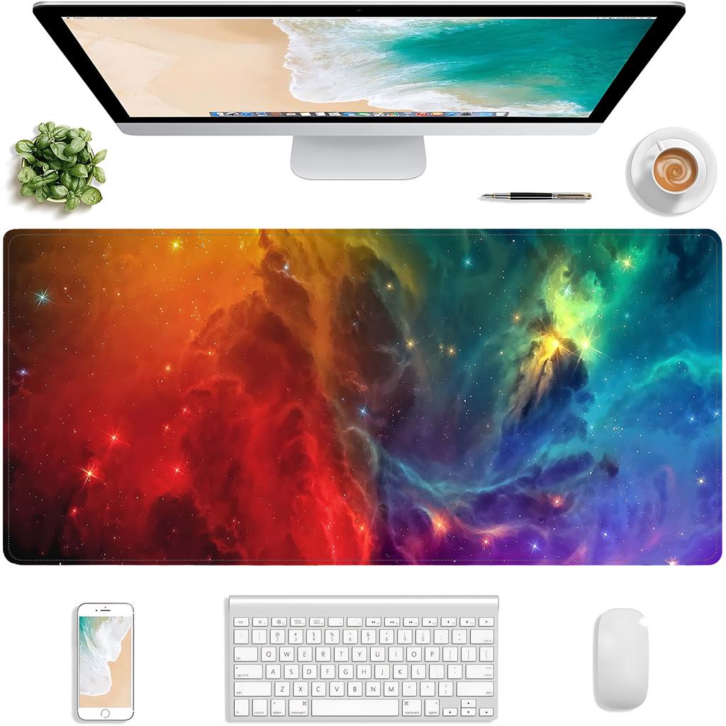 Black Gold Textured Mouse Pad Notebook Ip Computer Office Game Non-slip Rubber New Large Table Mat