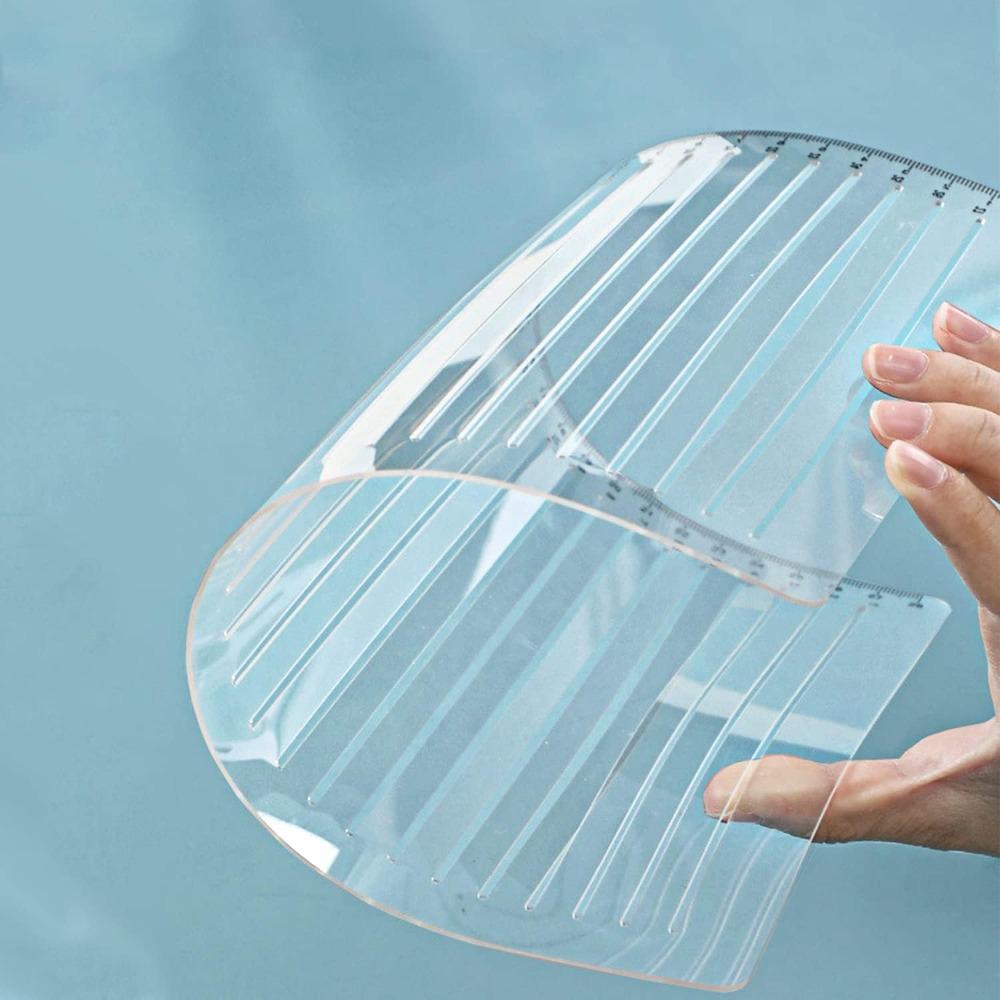 Пластиковые трафареты для линеек, трафареты с прямыми линиями, шаблоны для рисования, трафареты для ведения дневника