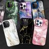 Цветной чехол для телефона с узором под мрамор для iPhone 17 16e 16 15 14 13 12 11 mini Pro Max X XR XSMAX 8 7 Air Plus Противоударный чехол