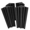 4 PCS 30 * 18 * 18 Cm Acoustic Foam Panels High Density Sound Insulation Fire Retardant Bass Strap Foam for Home Studio