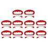 10Pack D Shape Kite Spool Handle with Line 30meters Kite String Winder Tool