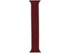 GlacierX Silicone Smooth Grained Magnetic Burgundy Black Smartwatch Strap for Apple Watch 42/44/45/49mm