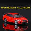 1:64 Subaru WRX STI Мини-модель спортивного автомобиля Игрушка Металлический корпус Резиновые шины Модели-симуляторы Транспортные средства Подарки для парня