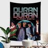 D-Duran Duran Музыкальная Группа Аниме Гобелен Хиппи Цветочные Ковры для Стен Декор Комнаты Повесить на Стену Домашний Декор