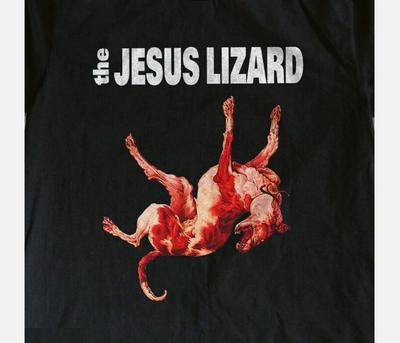Черная футболка группы The Jesus Lizard Унисекс с коротким рукавом Все размеры