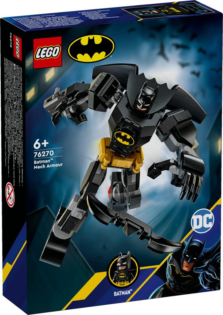 Игрушка LEGO Super Heroes Бэтмен Мех-костюм - Подарок на день рождения, Строительные блоки, Обучающая игрушка для мальчиков и девочек, Возраст 6, 7, 8, 9 лет, Фигурка, Товары (Пункт N