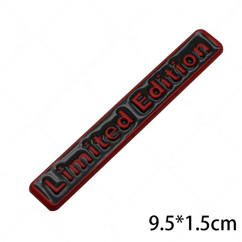1Pc Metal Limited Edition Logo Fender Trunk Badge Emblem Racing SUV Sports Stickers Car Body Decal for All Car
