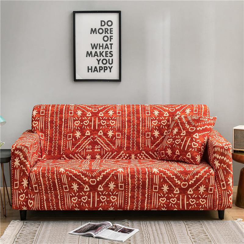 Geometric Sofa Slipcovers Elastic Sofa Covers for Living Room Funda Sofa Chair Couch Cover Sofa Towel Home Decor 1/2/3/4-seater