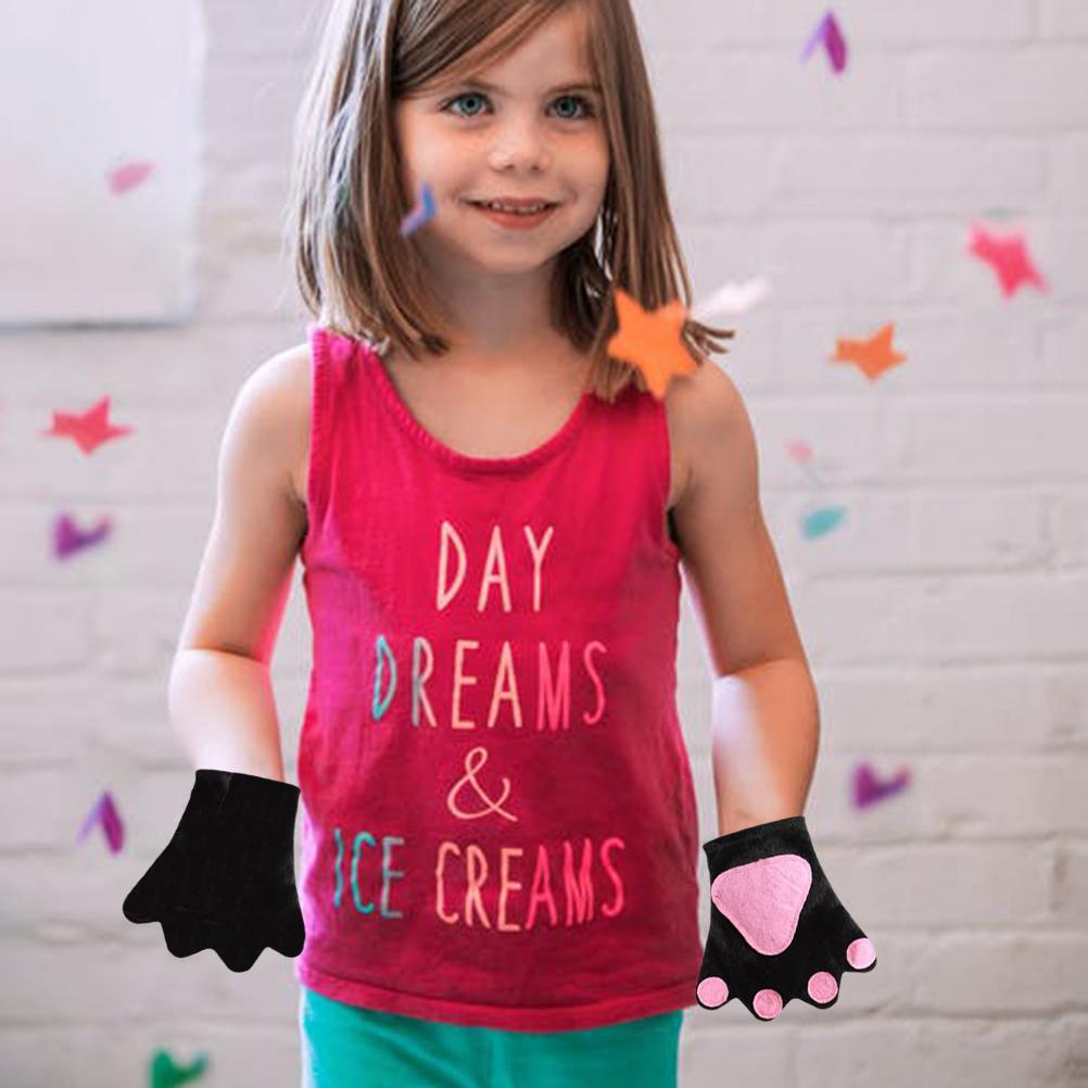 Комплект из 5 костюмов для кошек, кошачьи ушки, повязка на голову, кошачий галстук-бабочка, кошачий хвост, кошачьи перчатки для костюма на Хэллоуин