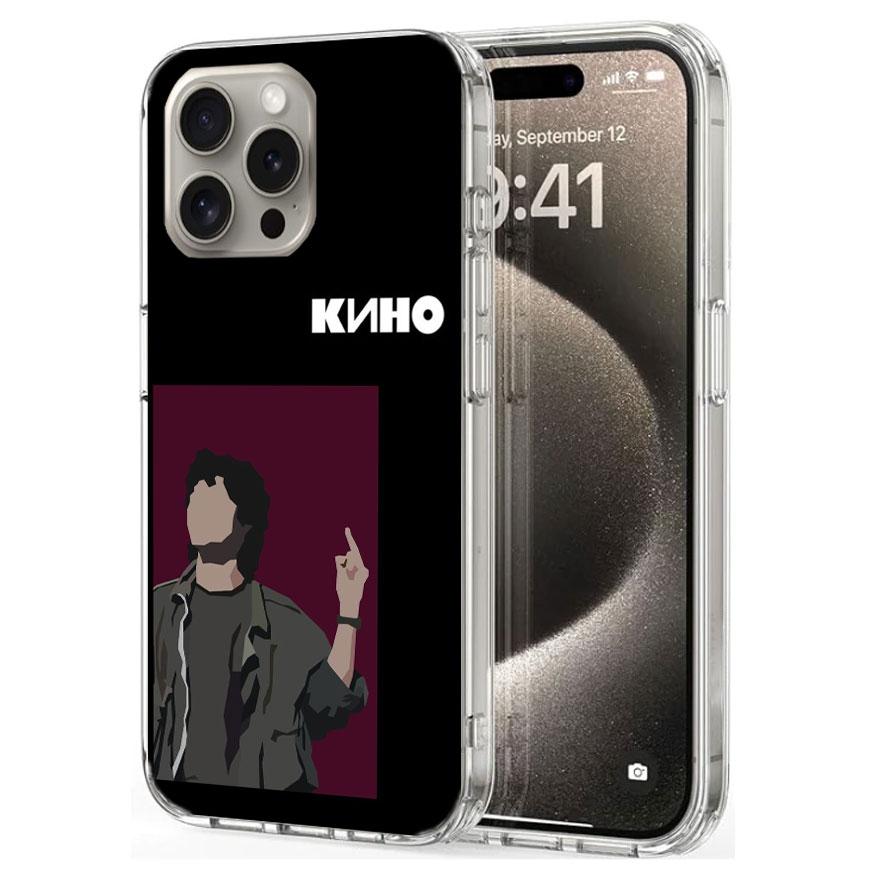 Виктор Цой Чехлы Чехол для телефона Для iPhone 17E 16E 17 Air 16 Pro Max 15 Pro 14 Plus 11 13 12 Mini Чехлы Совместимый с Suita