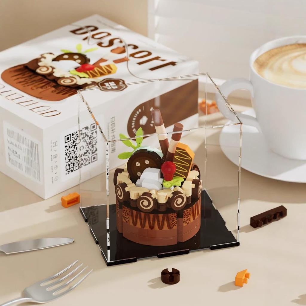 Торт Лего из клубничного шоколада ручной работы - Подарок на день рождения для детей