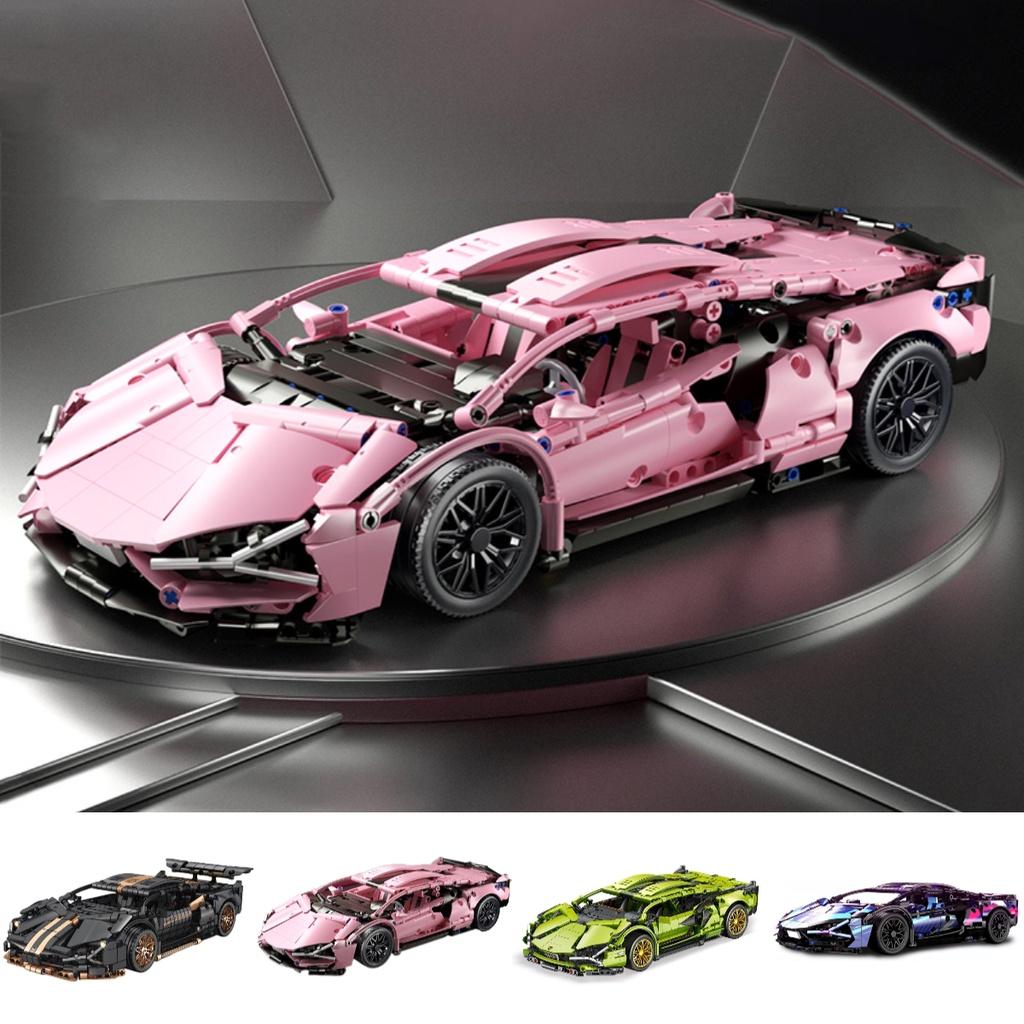 Очень популярная киберпанк версия кареты Lamborghini, модель Lego, игрушка на радиоуправлении