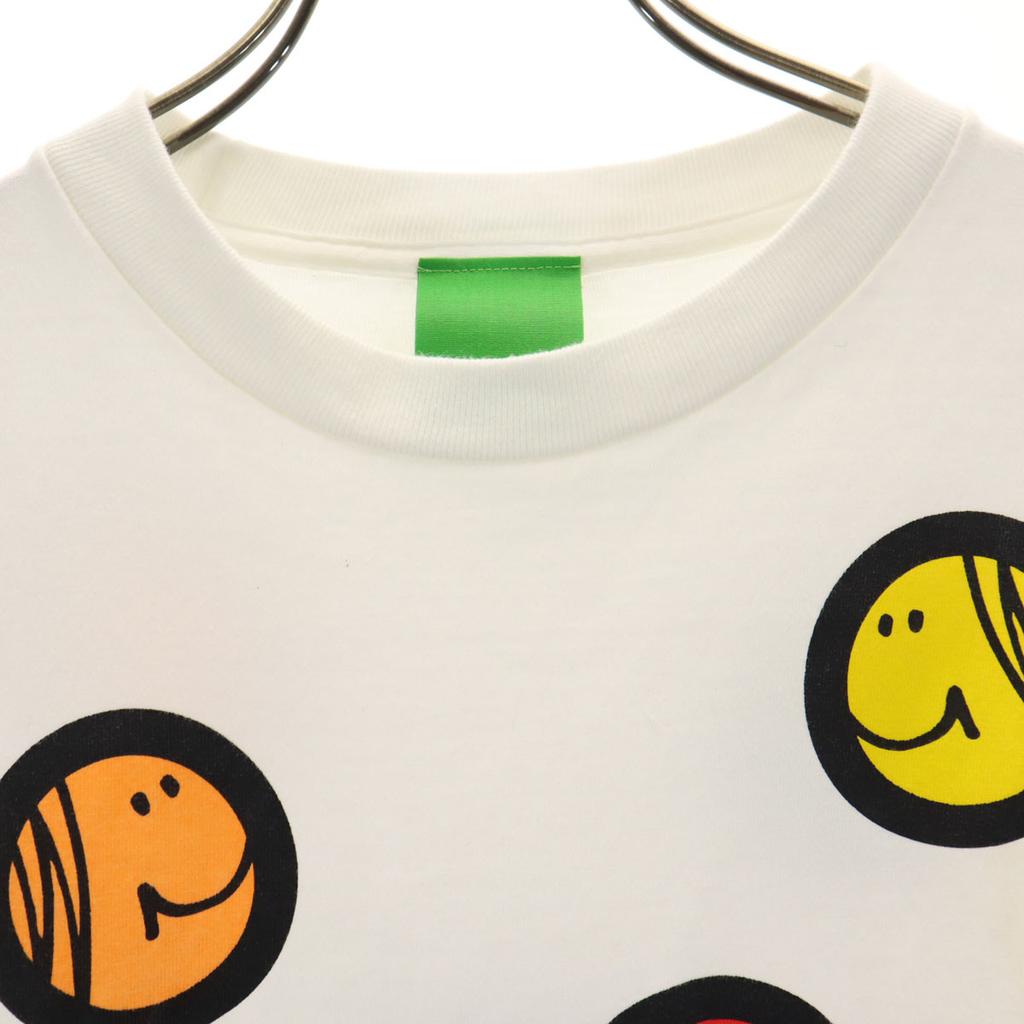 BEAMS T Palm Graphics Palm Graphics Collaboration Smile Print Short Sleeve T-shirt Men's Used