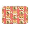 Custom Kawaii Maneki Neko Lucky Cat Doormat Non-Slip Entrance Bath Kitchen Floor Door Mat Japanese Geisha Art Garden Carpet Rug