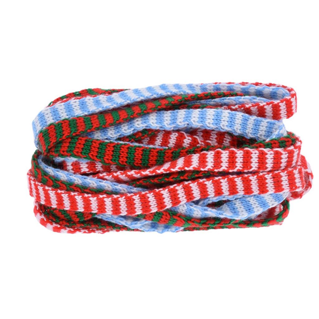 3 Colors Christmas Ribbons Braid Wool Knit Ribbon Winter Holiday Craft Ribbons for Gift Wrapping Christmas Decorations