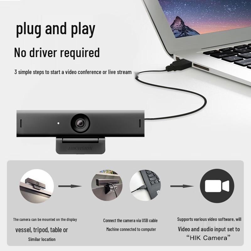 HIKVISION DS-U68 1080p Full HD USB Webcam