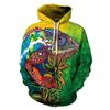 Color Chameleon Lizard 3D Print Hoodies Men Women Casual Pullover Sweatshirts Top