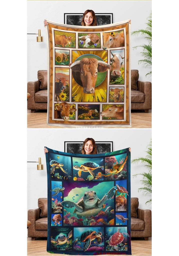 Pedro Pascal 3D Soft Throw Blanket - Warm Picnic, Bed, Sofa Accessory