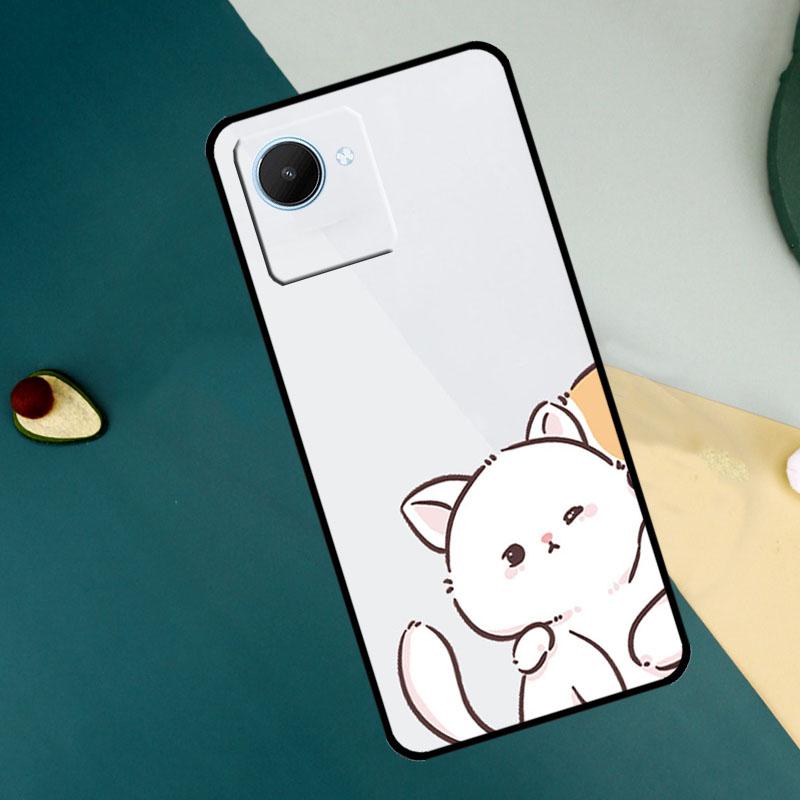 Смешные Животные Кошки Собака Тигр Пара Для Realme C55 C71 C75 C67 C63 C51 C61 C53 C35 C65 11 12 13 14 15 Pro Plus GT6 GT7 Pro Чехол