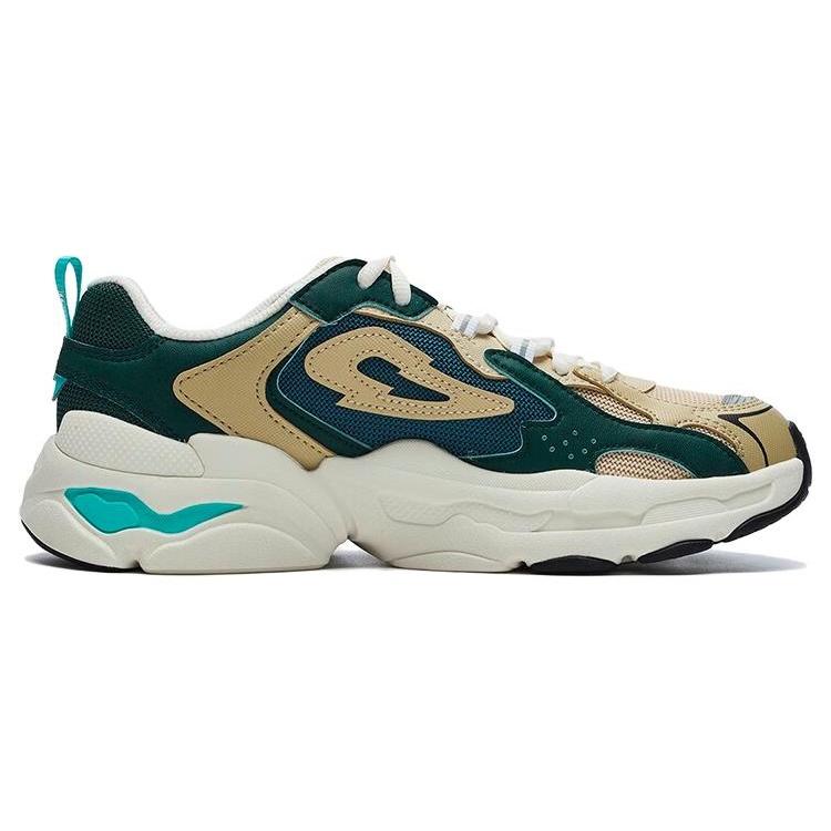 FILA Y2K Ms Textile, Synthetic Leather Low top Casual Shoes Women's Blue Green Brown F12W312122FTA