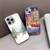 Чехол для телефона 'Рождественская елка' для IPhone 17 Pro Max 15 Pro 16 14 Plus 12 13 Mini 11 Pro Ударопрочный гальванизированный стеклянный чехол