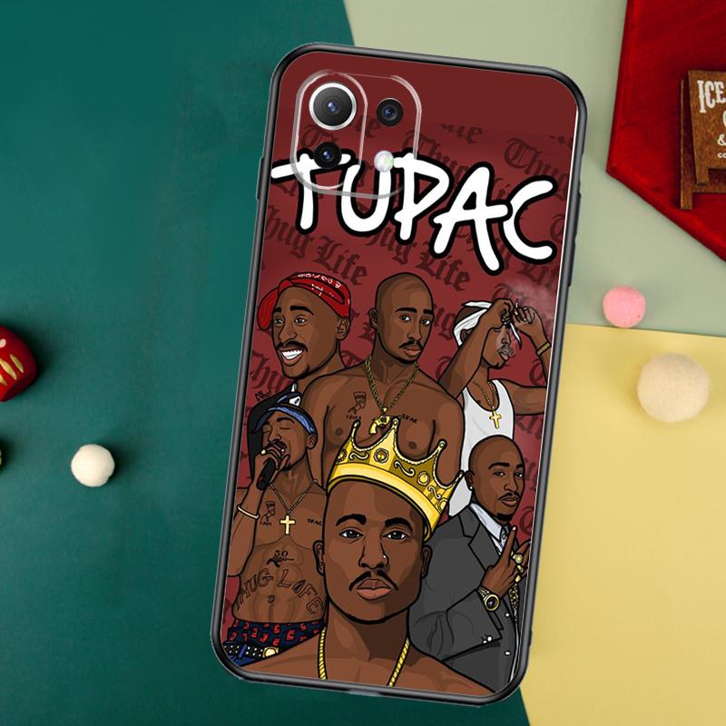 2Pac Makaveli Tupac Amaru Shakur Case For Xiaomi 14T Pro 11T 12T 13T 13 14 15 Ultra POCO X7 Pro X3 X5 X6 M6 F5 F6 Pro Cover