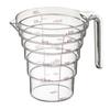 Yamazaki Industrial Graded Measuring Cup, 500ml, Clear, 2698