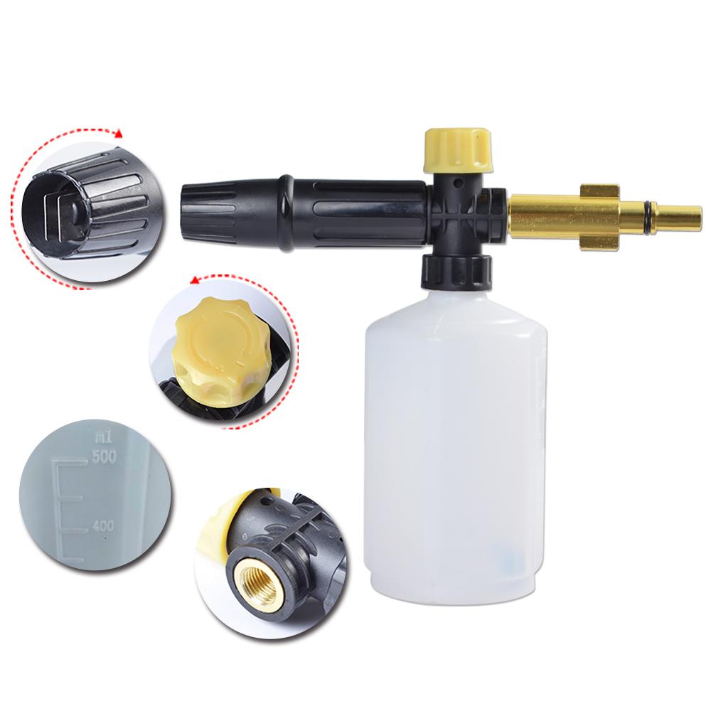 Мойка высокого давления, автомойка, насадка для пены для снега, пеногенератор, насадка для мыльного пистолета, насадка для чистки автомобиля, пена для мытья бутылок, распылитель для Interskol