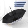 Automatic Floral Oil Painting Umbrella - Portable, Sturdy, Black Glue Sunscreen Parasol