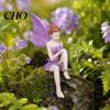 Fine Carving Decoration Flower Fairy Ornaments, Beautiful And Figurines, Home Accent Resin Sculpture for Patio Balcony Garden Artistic Carved