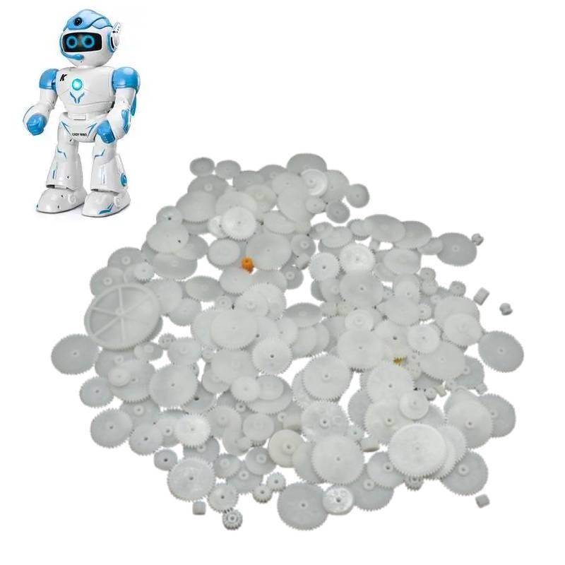 Ассорти Набор Пластиковых Шестерен Для Самодельных Моторизованных Игрушек, Включающий 200 Прочных Шестерен