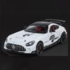 1/24 Mercedes Benzs AMG GT Alloy Miniature Car Diecast Metal Scale Model Car Sound and Light Collection Children Toy Vehicles Gifts