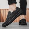 Non-Slip Outdoor Hiking Shoes Soft Cowhide Mens Casual Shoe Trainers New Leather Men Loafers High Quality Male Slip On Flats