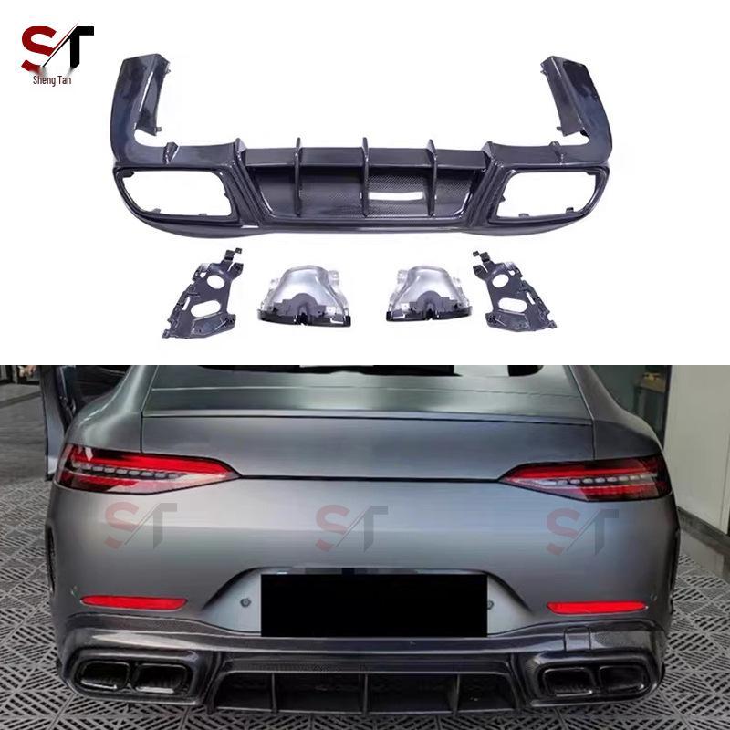 Задний диффузор-губа из углеродного волокна для Mercedes AMG GT50/GT53