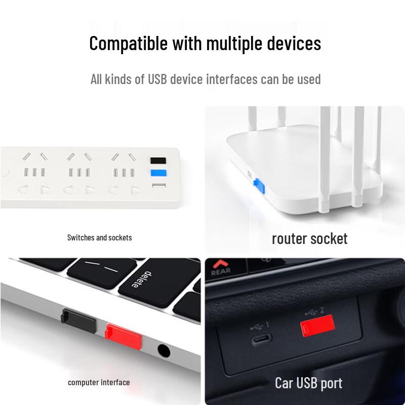 USB Silicone Dust Plugs for Laptops