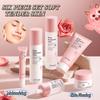 Роскошный набор средств по уходу за кожей Rose Essence Anti-aging Skin Care Set с гиалуроновой кислотой, увлажняющий, против морщин и веснушек, набор из шести предметов