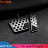 Stainless Steel Car Pedals Accelerator Gas Brake Pedal Cover for Jeep Wrangler JK 2007 - 2017 AT Parts Interior