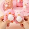 Cute Blow Bubble Pig Anti Stress Squishy Toys Animal Venting Ball Decompression Sensory Fidget Toy For Adults Kids Party Favors