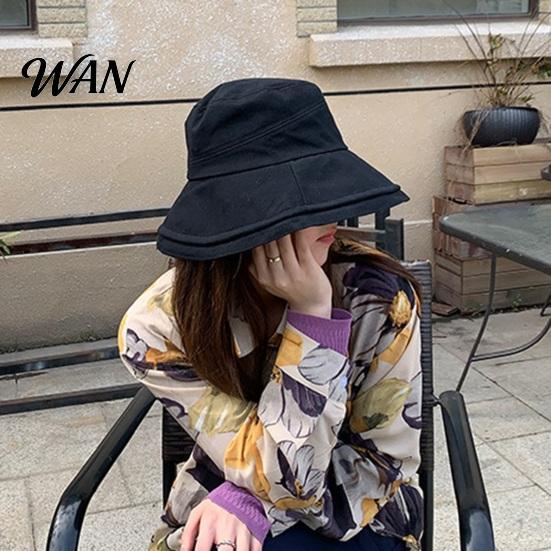 Wide Brim Bucket Hat Waterproof Rain with Chin Strap, Quick Drying Sun Packable Beach Hat, Breathable Mesh Ventilation Summer Headwear