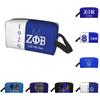 Zeta Phi Beta Print Storage Bags Portable Large Capacity Travel Toiletry Bag Ideal for Travel Storage Makeup Bags Cosmetic Bag