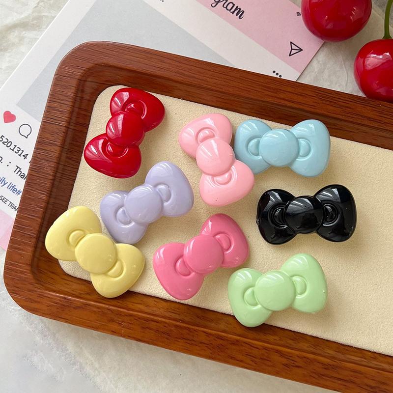 Kawaii Bow Hairpin Аксессуары для волос Милая девушка Сердце Боковая заколка Челка Темперамент Ювелирные изделия