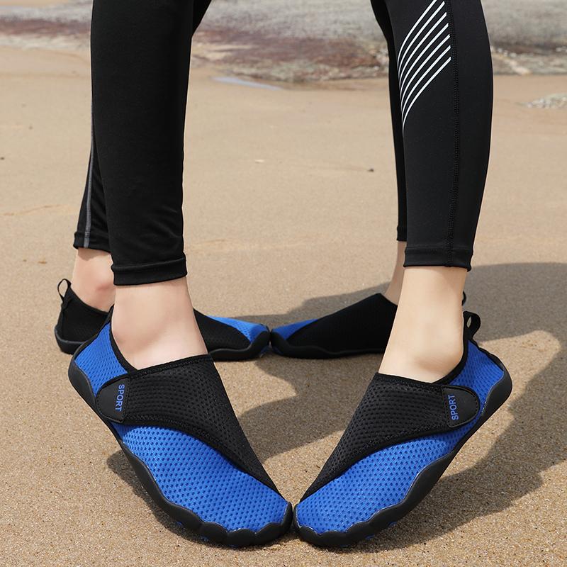 Унисекс Босоножки Аква Обувь Мужская Легкая Пляжная Обувь Для Воды Женские Быстросохнущие Сандалии Для Плавания Вверх по течению Для Фитнеса Йога Река Морской Серфинг Забродные Кроссовки
