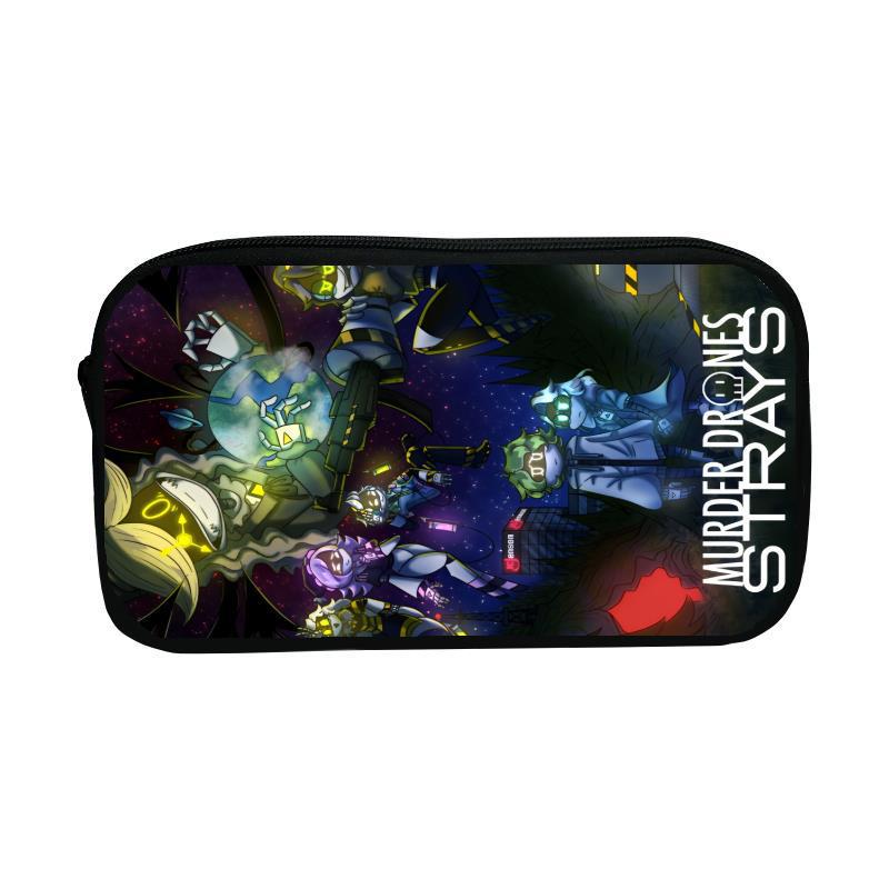Inorganic Killer Murder Drones Large-Capacity Pencil Case for Students - Boys & Girls Stationery Bag