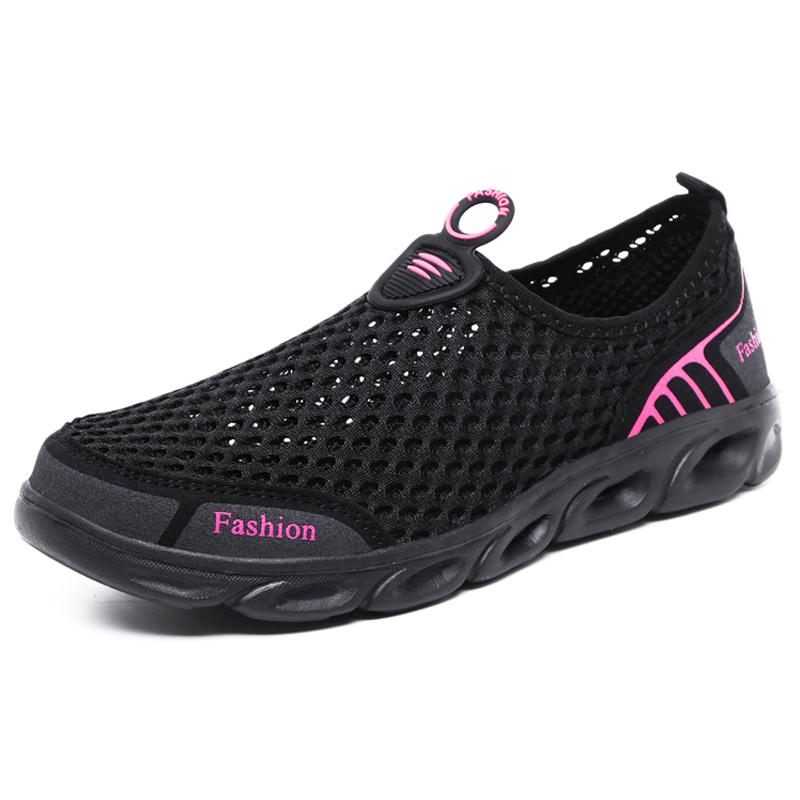 Unisex Footwear Lightweight Hollow Out Casual Sport Shoes In Mesh Water Shoes