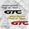 Zinc Alloy GTC Badge Car Body Trunk Emblem 3D Grille Sticker For Opel Vauxhall OPC Corsa Astra Vectra Crossland Meriva Junior GS
