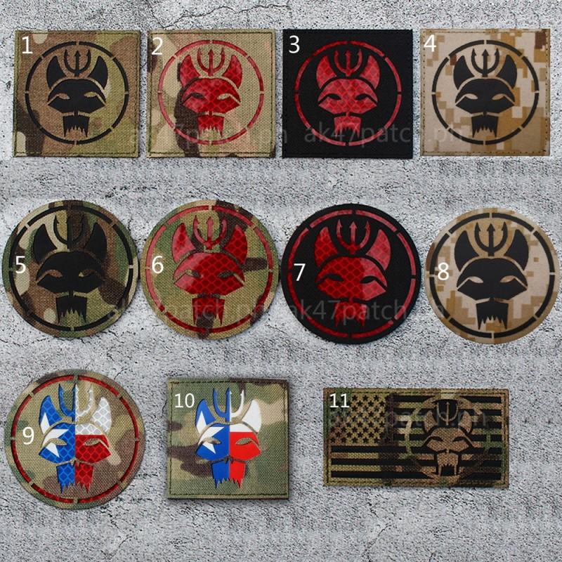 Инфракрасная ИК-нашивка Seal Team Navy Seals SWAT, перевернутые нашивки Multicam, военный камуфляж CP, светоотражающий